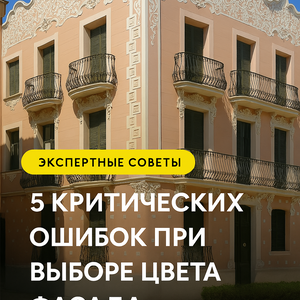 Фасад с розовой штукатуркой